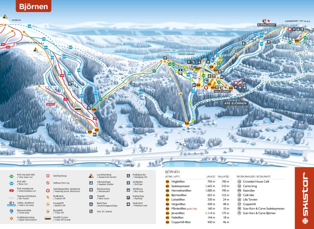 Björnen Skimap